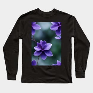 Beautiful Violet Flowers, for all those who love nature #128 Long Sleeve T-Shirt